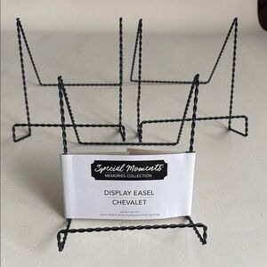 Lot of 3 Special Moments Black Display Easel